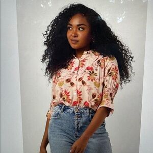 New Mos Mosh Therica Fleur Short Sleeve Shirt